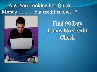 90 Day Loans Same Day Ranges From $50 to $1500