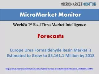 Future Of Europe Urea Formaldehyde Resin Market