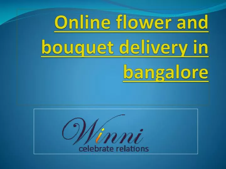 online flower and bouquet delivery in bangalore