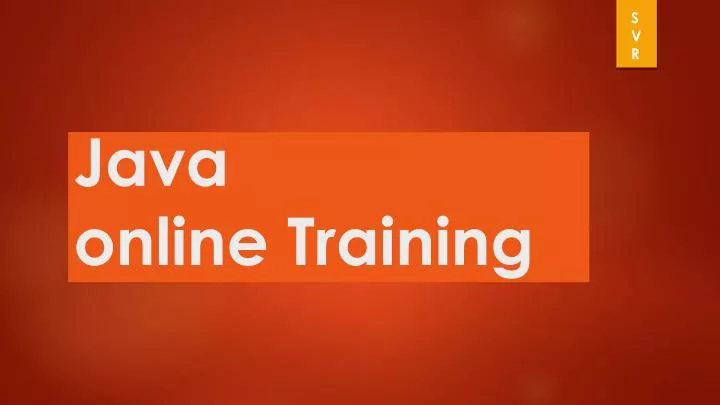 java online training