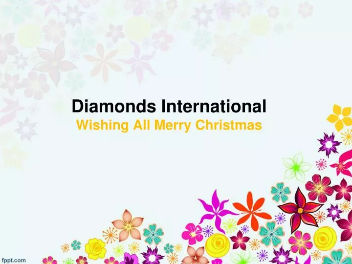 diamonds international wishing all merry christmas