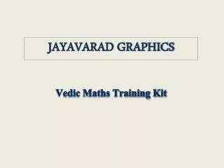 Vedic Maths Training Kit