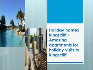 Holiday homes Kingscliff - Amazing apartments for holiday vi