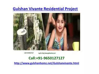 Gulshan Vivante Noida Apartments