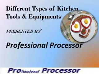 Professional processor for cooking & meat processing