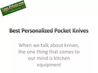 Best Personalized Pocket Knives