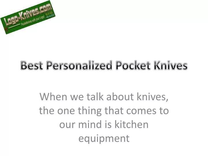 best personalized pocket knives