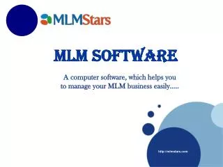 MLMStars | MLM software | Online cloud software | marketing