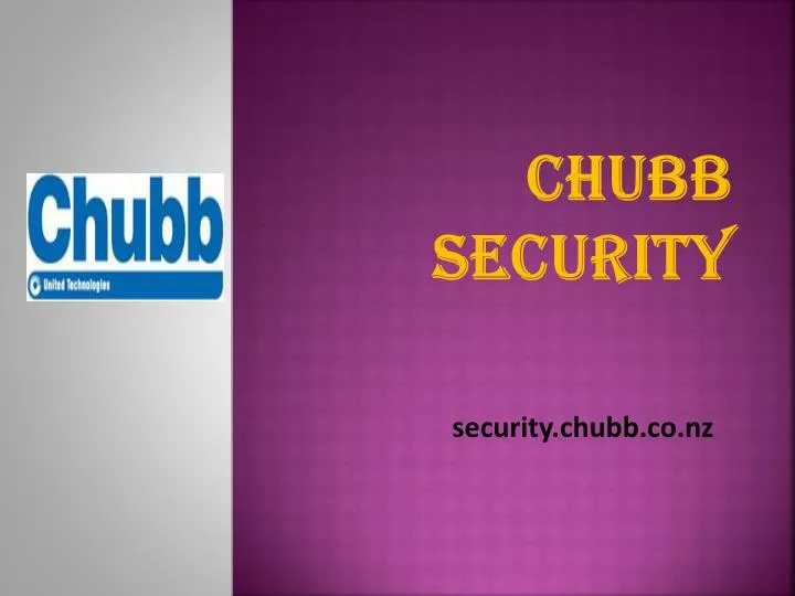 chubb security