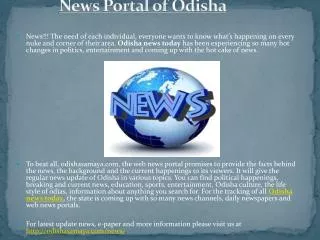 Odisha News Today