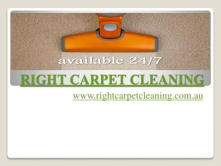 right carpet cleaning
