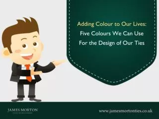 Adding Colour to Our Lives: Five Colours We Can Use For the