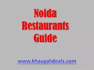 Restaurants in Noida