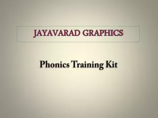 Phonics Training Kit