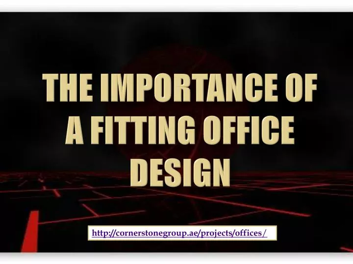 the importance of a fitting office design