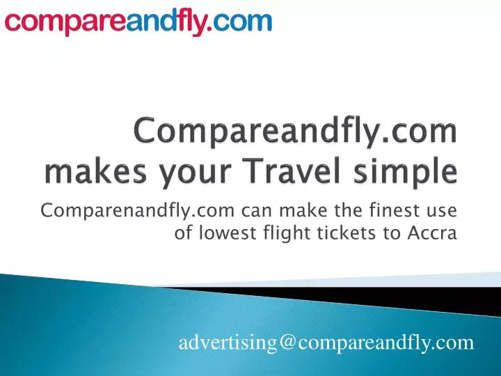 compareandfly com makes your travel simple