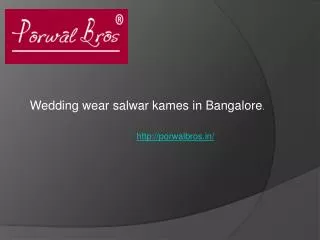 : Buy designer suits in India.