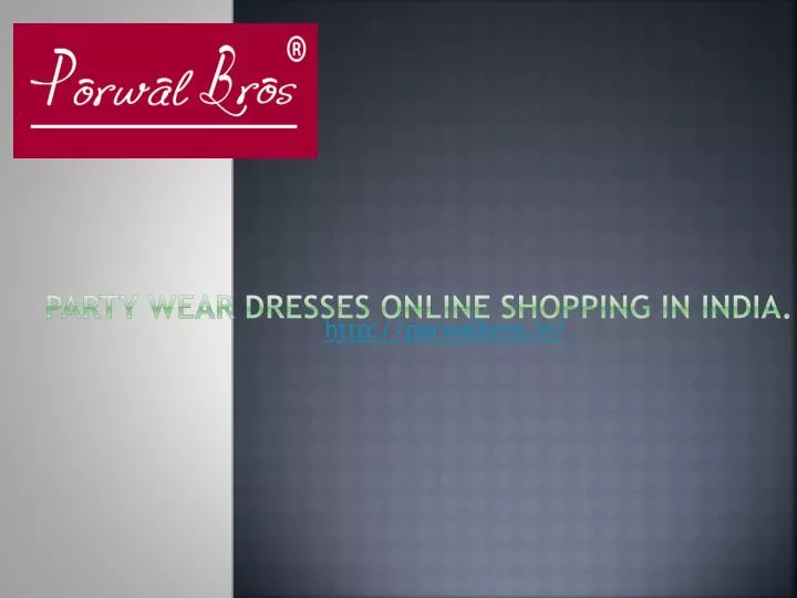 party wear dresses online shopping in india
