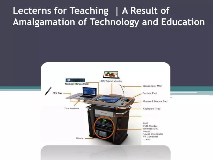 lecterns for teaching a result of amalgamation of technology and education