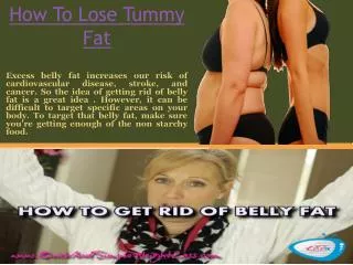 How To Lose Tummy Fat