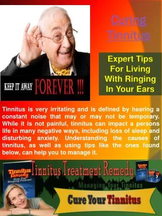 Cures For Tinnitus