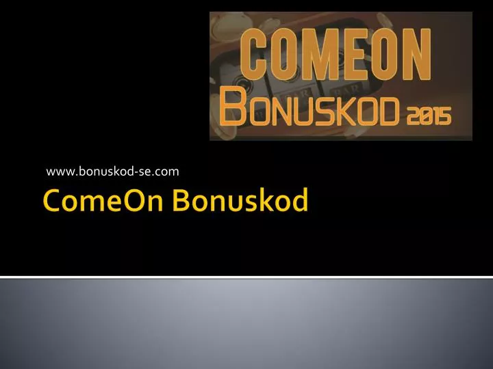 www bonuskod se com