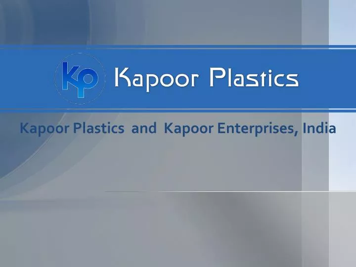 kapoor plastics and kapoor enterprises india