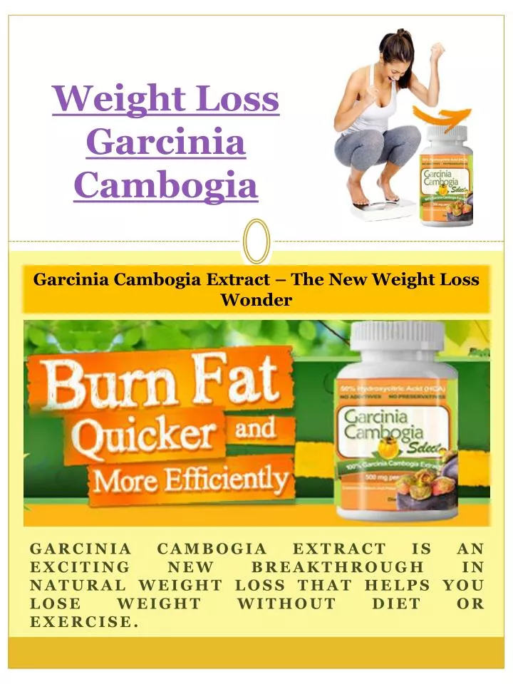 weight loss garcinia cambogia