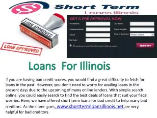 Short Term Payday loans In Illinois