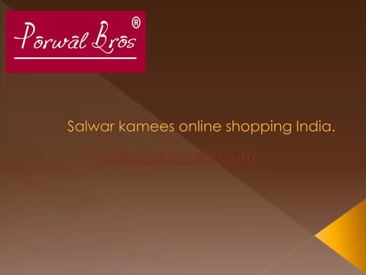 salwar kamees online shopping india