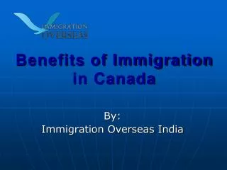 Benefits of Immigration in Canada