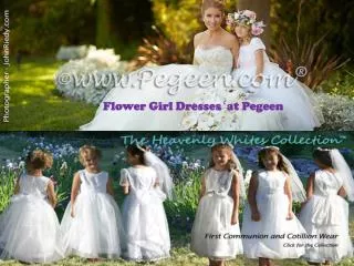 Flower Girl Dresses at Pegeen