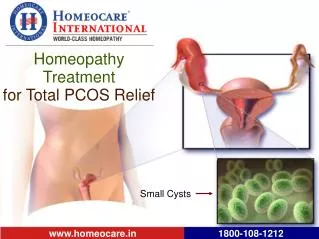 Get Safe Homeopathy Treatment for PCOS cure