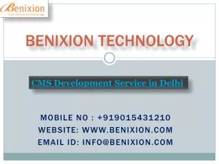 CMS Development Service in Delhi