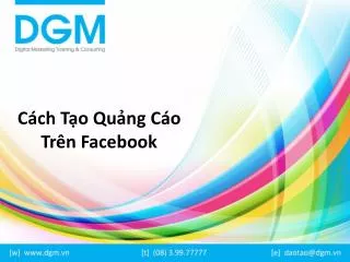 c ch t o qu ng c o tr n facebook