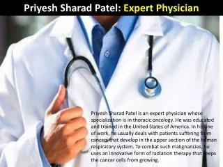 Priyesh Sharad Patel - Expert Physician