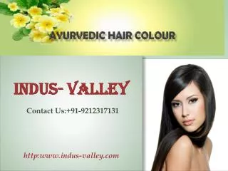 Advantages of ayurvedic Hair Colour