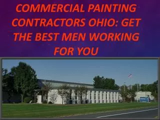commercial painting contractors OHIO