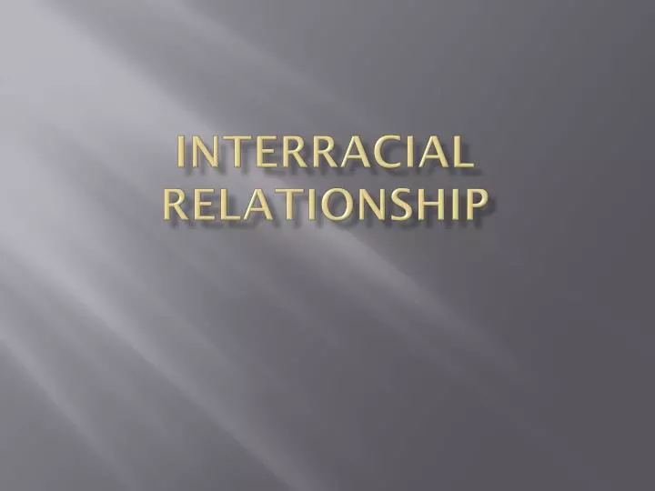 interracial relationship