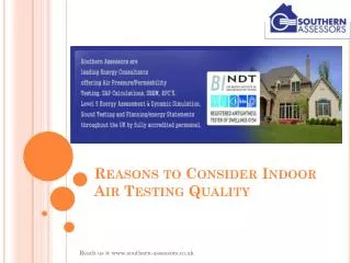 Air Testing - Reasons to Consider Indoor Air Testing Quality