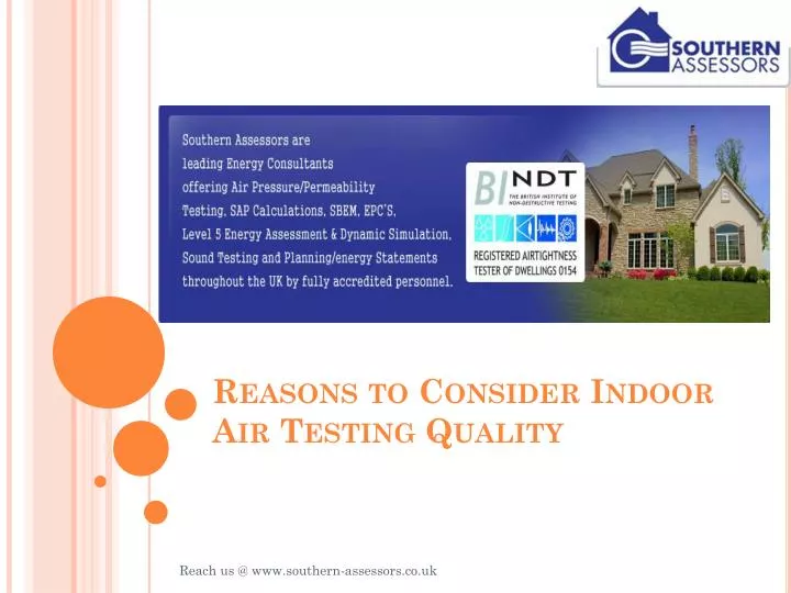 reasons to consider indoor air testing quality