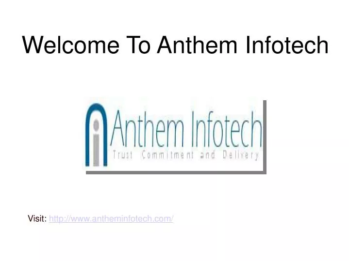 welcome to anthem infotech