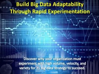 Build big data adaptability through rapid experimentation