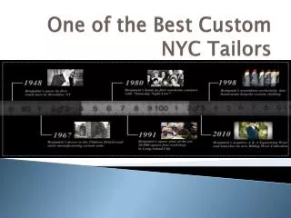 One of the Best Custom NYC Tailors