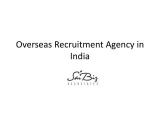 Overseas Recruitment Agencies in Delhi
