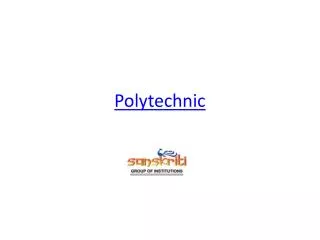Polytechnic, polytechnic course, polytechnic course in mathu