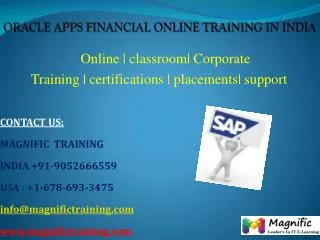 oracle apps financial online training classes in uk