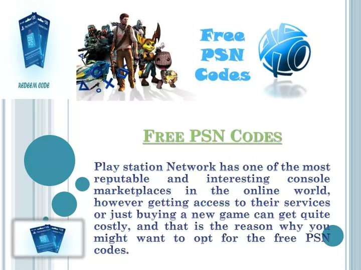 free psn codes