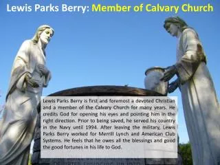 Lewis Parks Berry - Member of Calvary Church