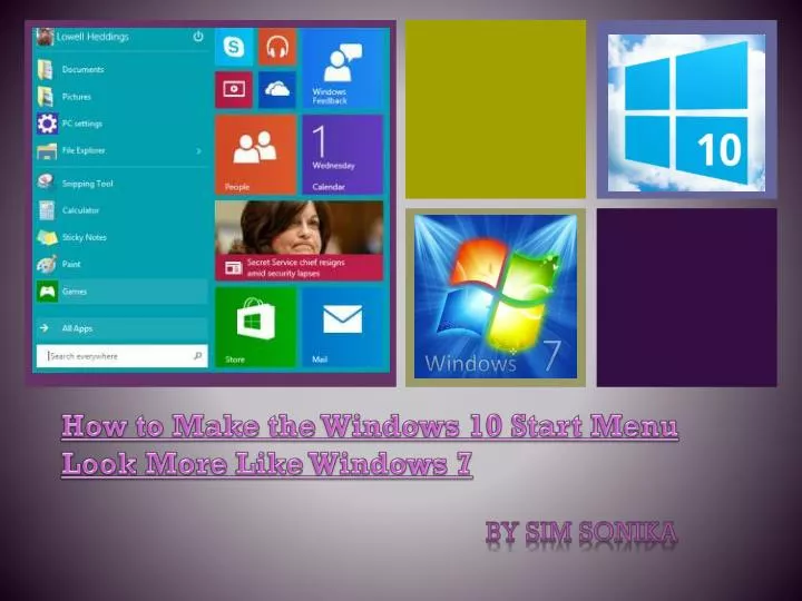 how to make the windows 10 start menu look more like windows 7